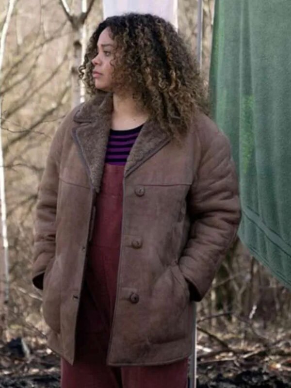 Aisha Toussaint Vigil Leather Coat