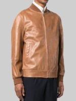 Alan Ritchson Ordinary Angels 2024 Brown Leather Jacket