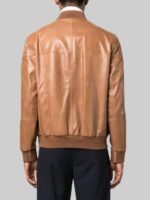 Alan Ritchson Ordinary Angels 2024 Brown Leather Jacket