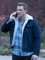 Alan Ritchson Titans S03 Hank Hall Blue Jacket