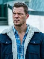 Alan Ritchson Titans S03 Hank Hall Blue Jacket
