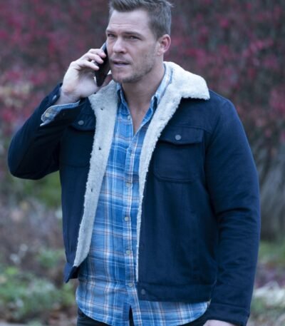 Alan Ritchson Titans S03 Hank Hall Blue Jacket