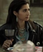 Alba Flores Money Heist Black Fringe Jacket