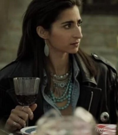 Alba Flores Money Heist Black Fringe Jacket