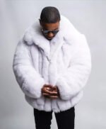 Alberto Mink Fur White Jacket