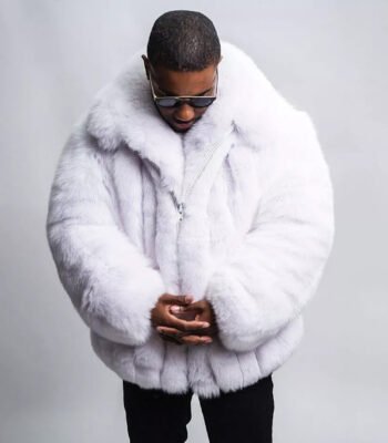 Alberto Mink Fur White Jacket