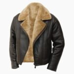 Alex Brown Shearling Flight Pilot Jacket