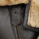 Alex Brown Shearling Flight Pilot Jacket