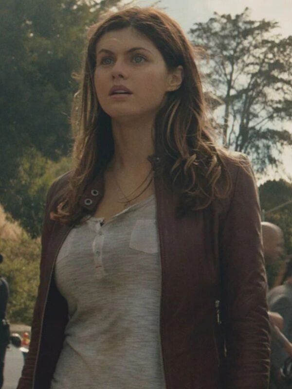Alexandra Daddario San Andreas Movie Leather Jacket