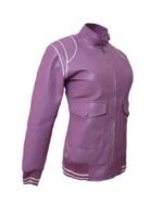 Alison Brie Glow Ruth Wilder Purple Bomber Jacket