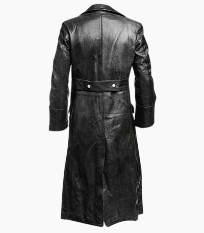 Alister Vintage Leather Trench Coat