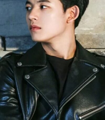 All Of Us Are Dead Lee Su hyeok Black Leather Jacket