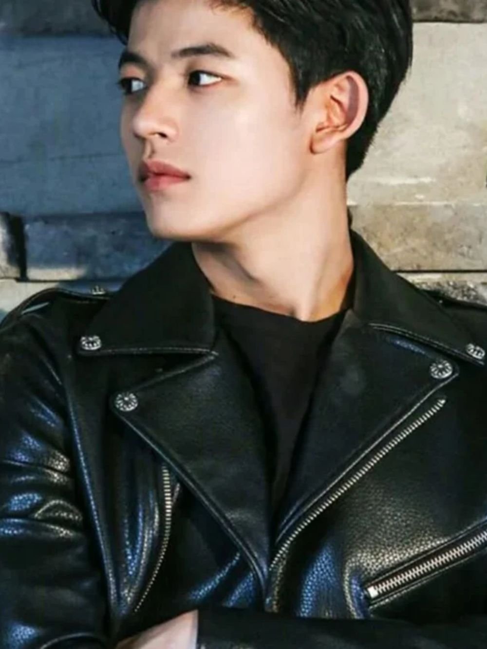 All Of Us Are Dead Lee Su hyeok Black Leather Jacket All Of Us Are Dead Lee Su hyeok Black Leather Jacket