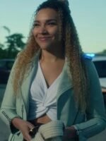 Allison Hargreeves The Umbrella Academy Grey Biker Jacket