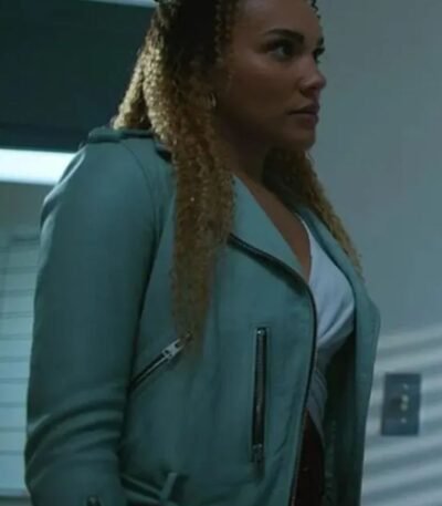 Allison Hargreeves The Umbrella Academy Grey Biker Jacket