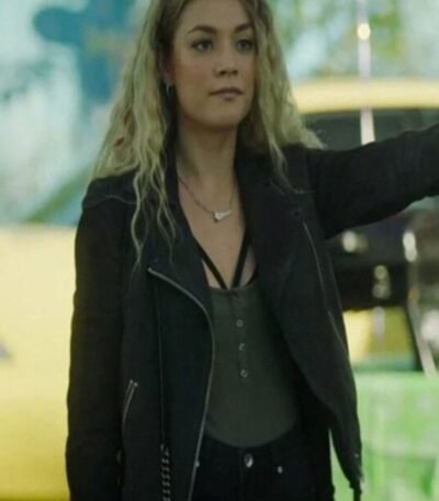 Amalia Williamson Northern Rescue Black Suede Jacket