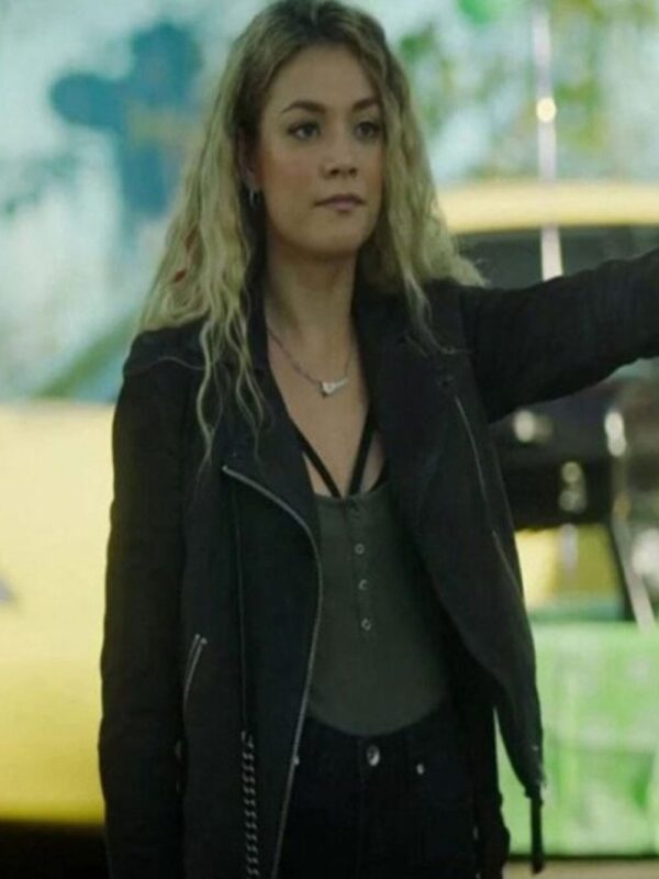 Amalia Williamson Northern Rescue Black Suede Jacket
