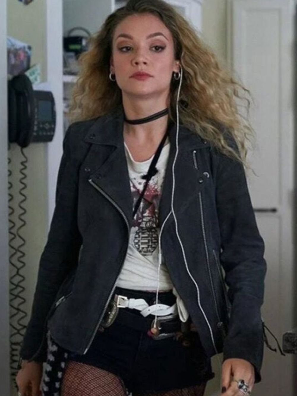 Amalia Williamson Northern Rescue Black Suede Jacket Amalia Williamson Northern Rescue Black Suede Jacket