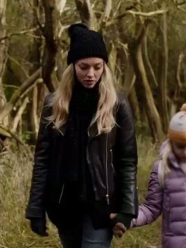 Amanda Seyfried You Should Have Left Black Leather Jacket