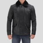 Amandad Four Pockets Shearling Leather Jacket