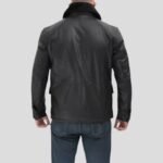 Amandad Four Pockets Shearling Leather Jacket