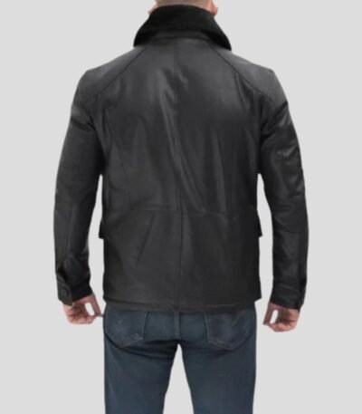 Amandad Four Pockets Shearling Leather Jacket