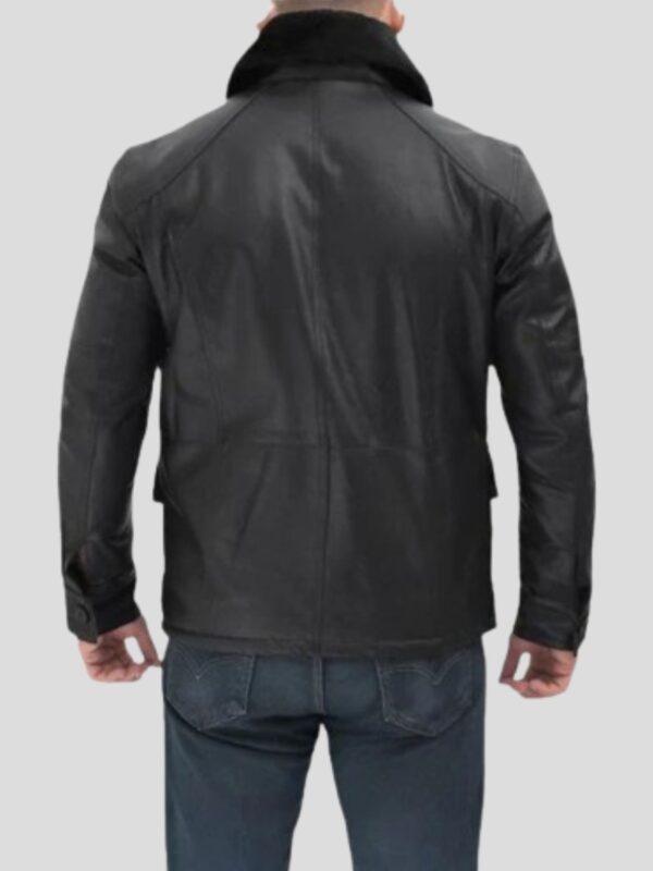Amandad Four Pockets Shearling Leather Jacket
