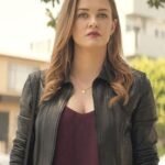 Ambyr Childers You Candace Stone Black Leather Jacket