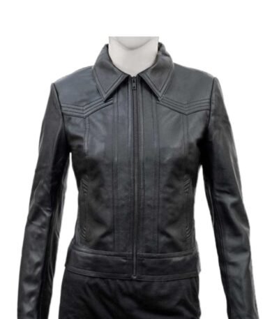 Ambyr Childers You Candace Stone Black Leather Jacket