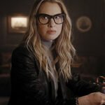 American Horror Story Ursula Black Leather Blazer Coat