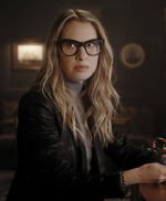 American Horror Story Ursula Black Leather Blazer Coat