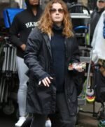 Amy Adams The Woman in the Window Black Parachute Coat