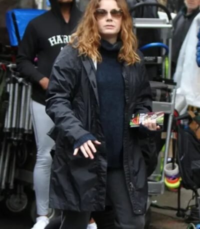 Amy Adams The Woman in the Window Black Parachute Coat