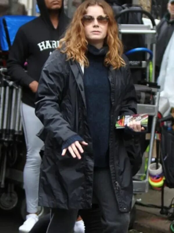 Amy Adams The Woman in the Window Black Parachute Coat