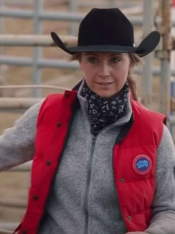 Amy Fleming Heartland S14 Red Vest