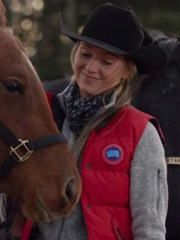 Amy Fleming Heartland S14 Red Vest