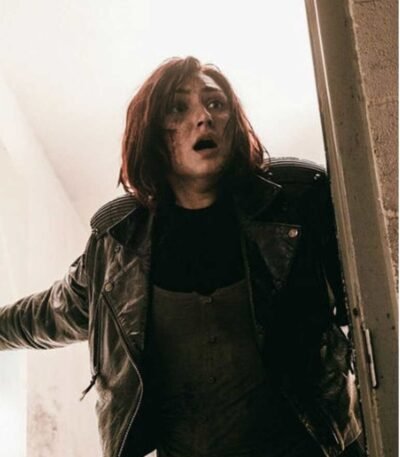 Anastasia Baranova Z Nation Biker Leather Jacket