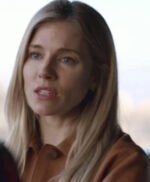 Anatomy of a Scandal Sienna Miller Brown Real Leather Jacket