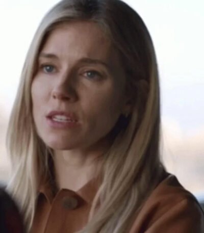Anatomy of a Scandal Sienna Miller Brown Real Leather Jacket