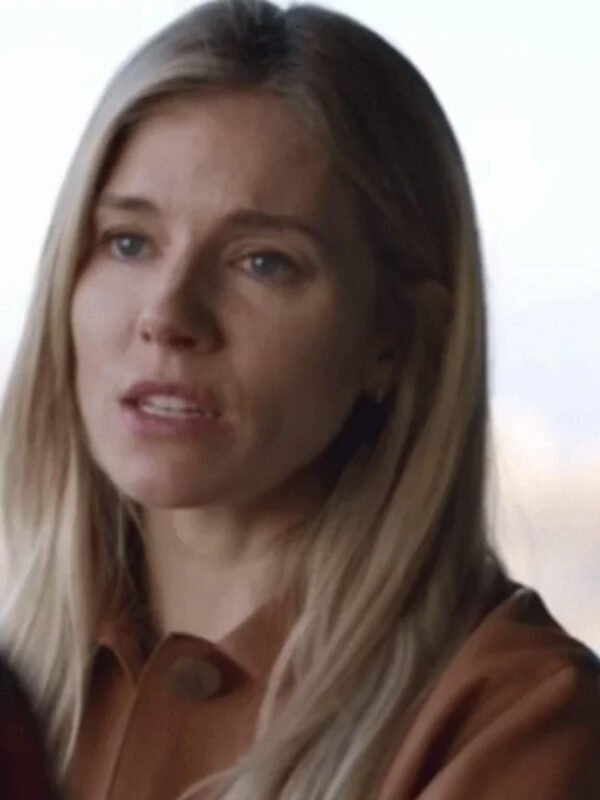 Anatomy of a Scandal Sienna Miller Brown Real Leather Jacket
