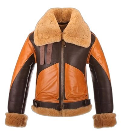 Andrew Aviator RAF Two Tone Leather Jacket