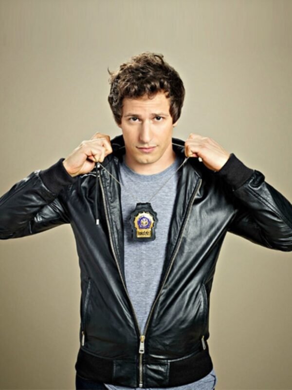 Andy Samberg Brooklyn Nine-Nine Bomber Leather Jacket
