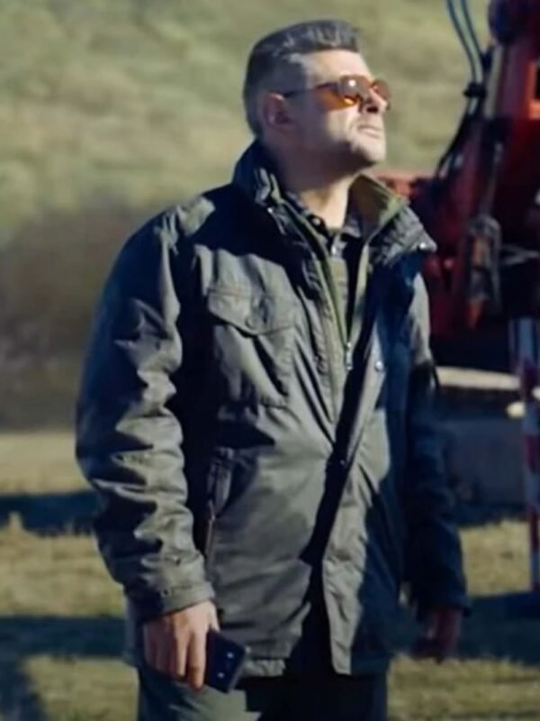 Andy Serkis SAS Red Notice George Clements Black Jacket