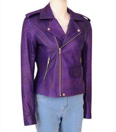 Anne Hathaway Oceans 8 Leather Jacket