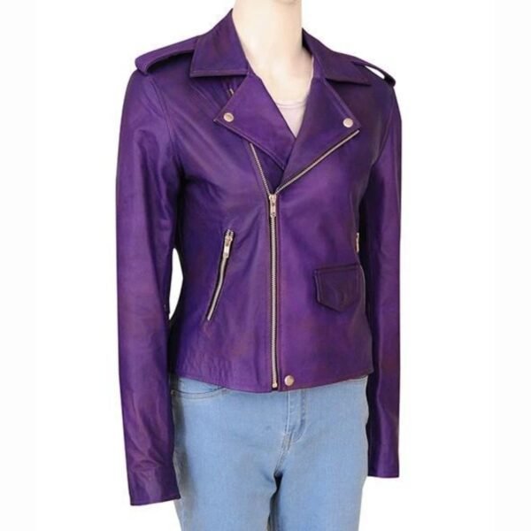 Anne Hathaway Oceans 8 Leather Jacket