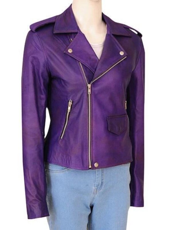Anne Hathaway Oceans 8 Leather Jacket