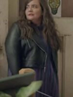 Annie Easton Shrill Season 03 Black Leather Jacket