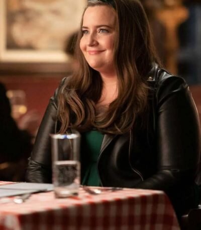 Annie Easton Shrill Season 03 Black Leather Jacket