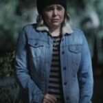 Annie Marks Good Girls Fur Collar Blue Denim Jacket