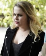 Annie Marks Good Girls Suede Leather Black Jacket